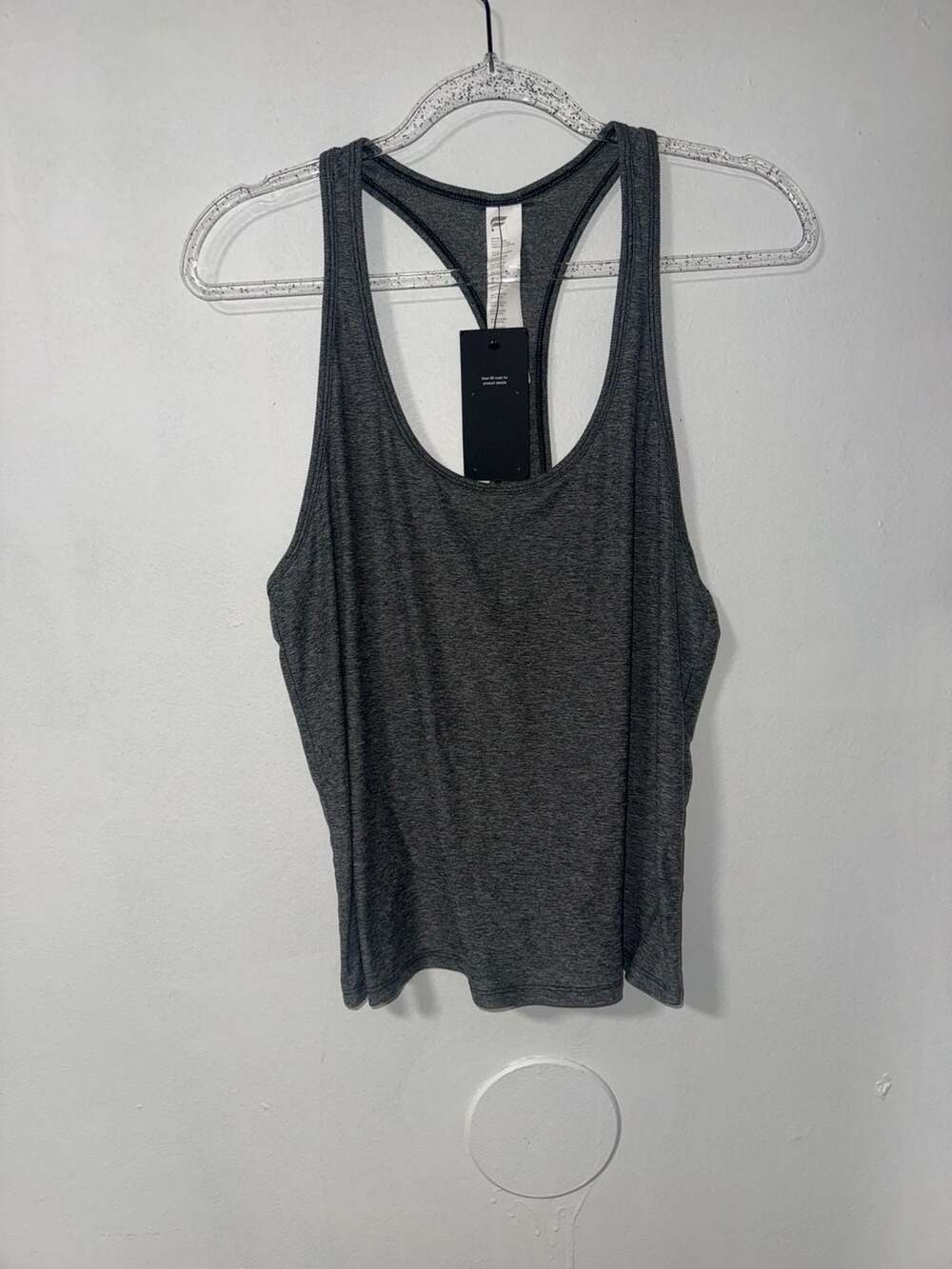 NWT Fabletics Tank Top Size M Gray Athletic